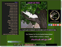 Tablet Screenshot of fantasycattrees.com